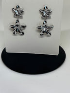 Boucles d’oreilles pendantes Lys